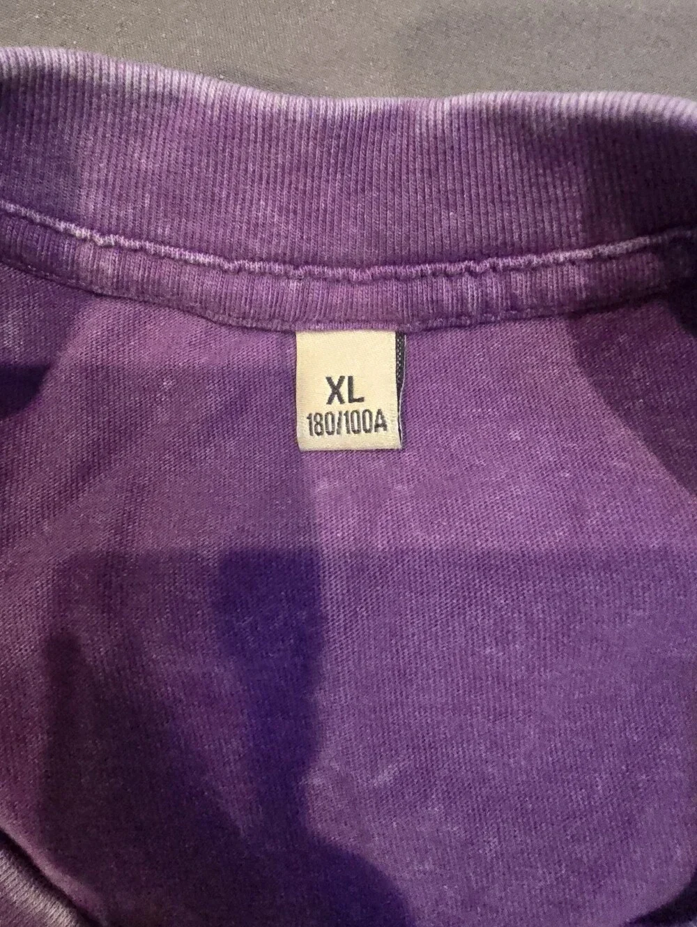 NWOT Bright Purple XL Crewneck Tee - Picture 2 of 5